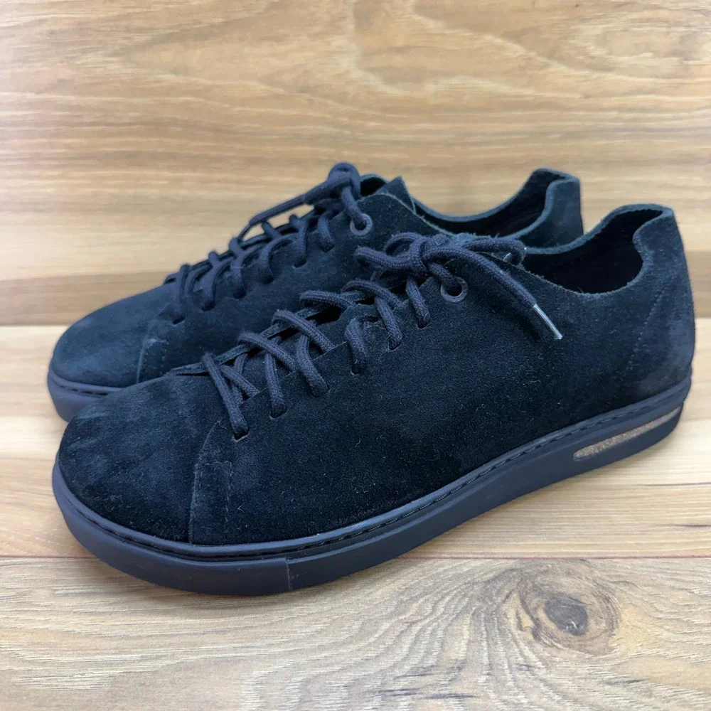 Birkenstock Bend Low Decon Black Suede Mens 8 W EU 41 Casual Minimalist Walking